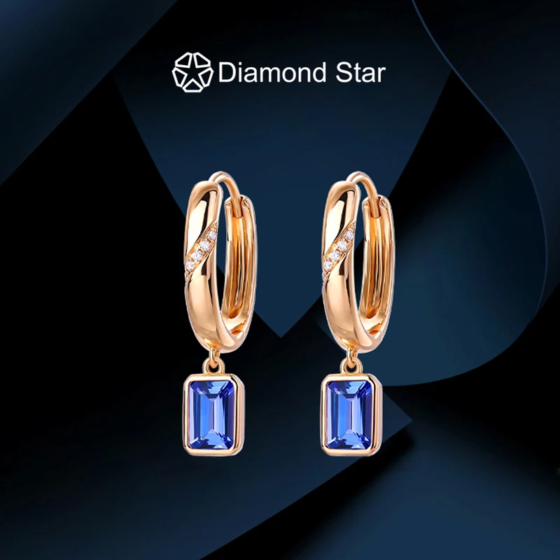 

Lab grown sapphire earring 925 silver gemstone stud earring for lady customized AGL certificate 5A Grade Lab sapphire earring