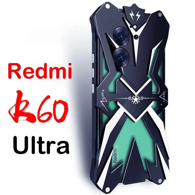 

Металлический Стальной армированный чехол для Xiaomi Redmi K60 Ultra