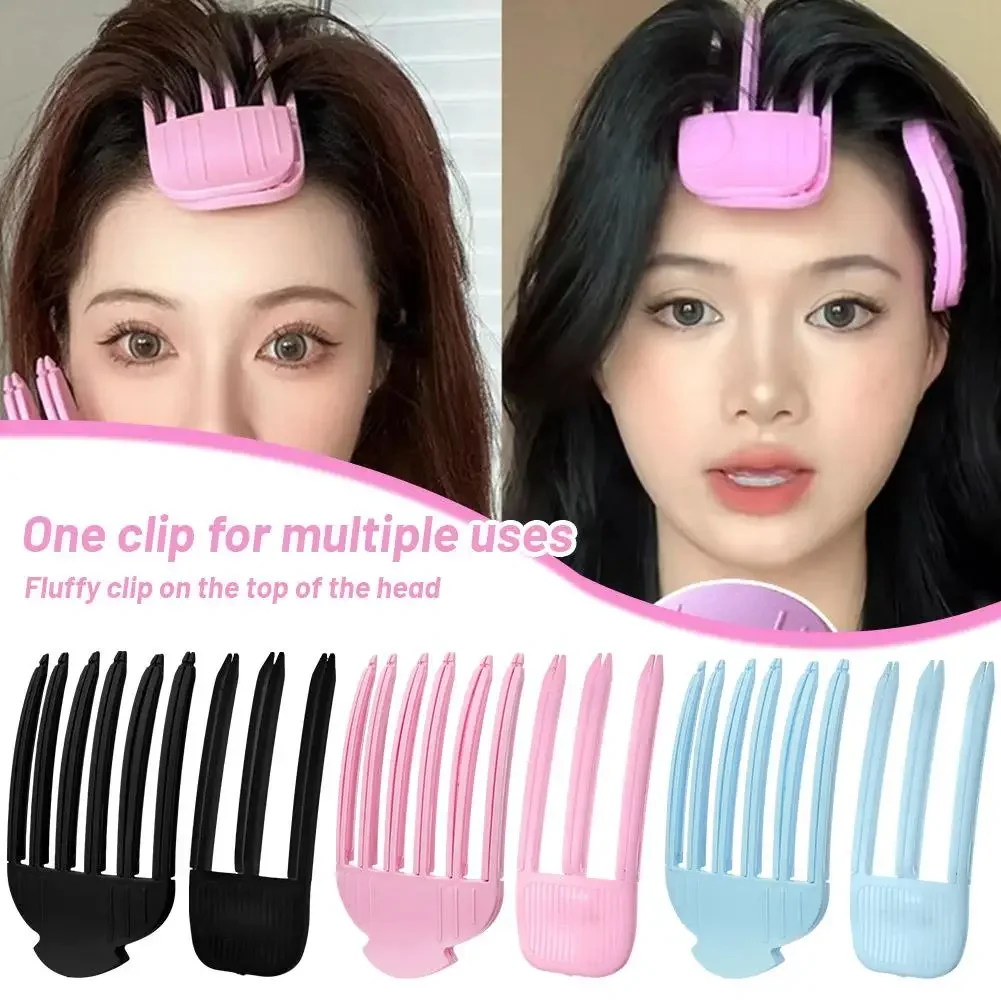 1/2pcs Heatless Hair Care Roots Natural Fluffy Hair Clip No Heat Curler Styling DIY Styling Fluffiness Tool