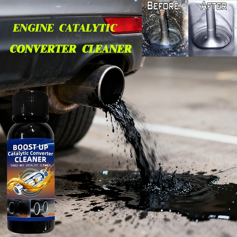Catalytic Converter Cleaner Engine Boost Up Carbon Removal Reduce Fuels Consumption Engine Accelerators For Diesel Car Universal 1