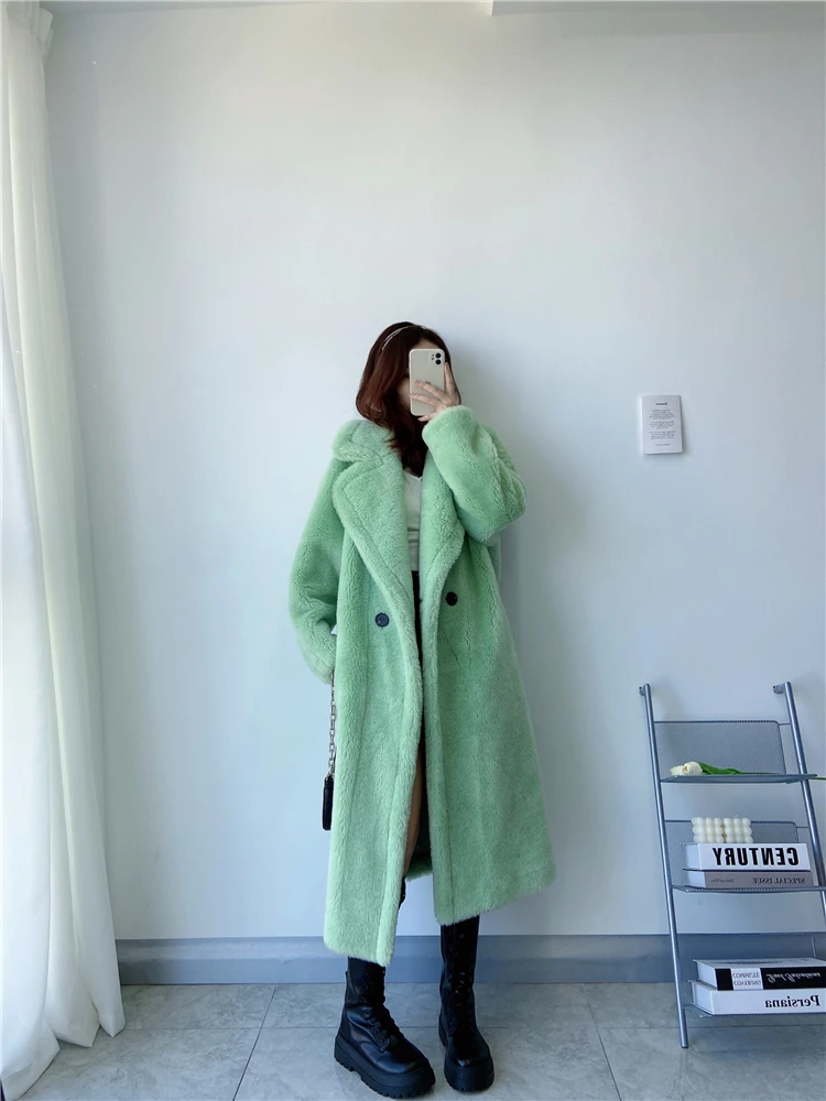 Teddy Bear Winter Coat Women, Teddy Coat Jacket Real Fur