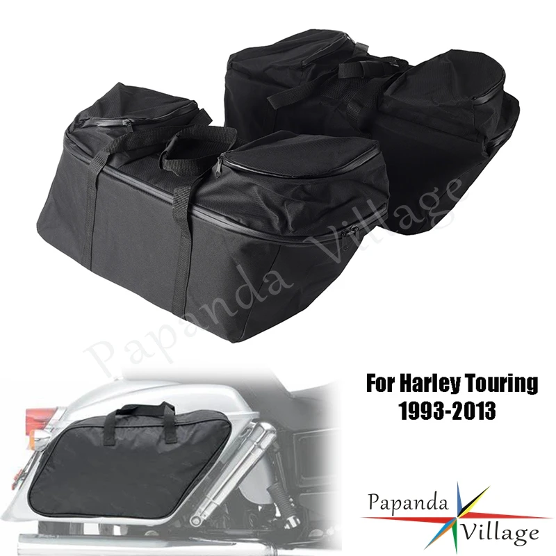 

Motorcycle Tour Pack Saddlebag Inner Bags Luggage Box Liners Side Bag For Harley Touring Road King Street Glide Ultra 1993-2013