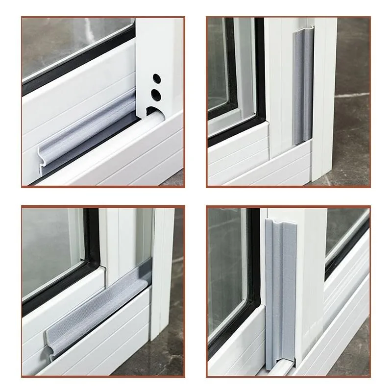 6 Meter Self-Adhesive Noise Reduction Sliding Window Door Seal Strips Acoustic Soundproof Insulation Foam Weather Stripping Tape