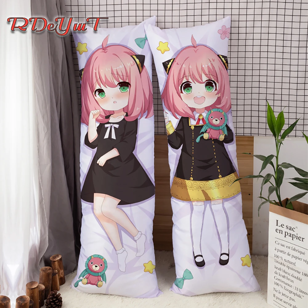 Anime Spy X Family Anya Dakimakura Hugging Body Pillow Cover Case Twosides Printed Throw