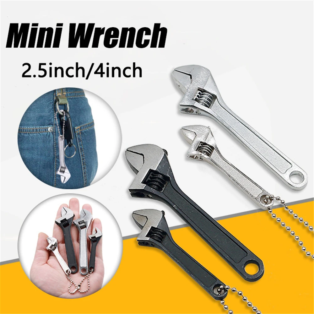 

1Pc Mini Adjustable Spanner Portable Alloy Steel Micro Adjustable Wrench Multifunction Small Spanners Durable Hand Tools