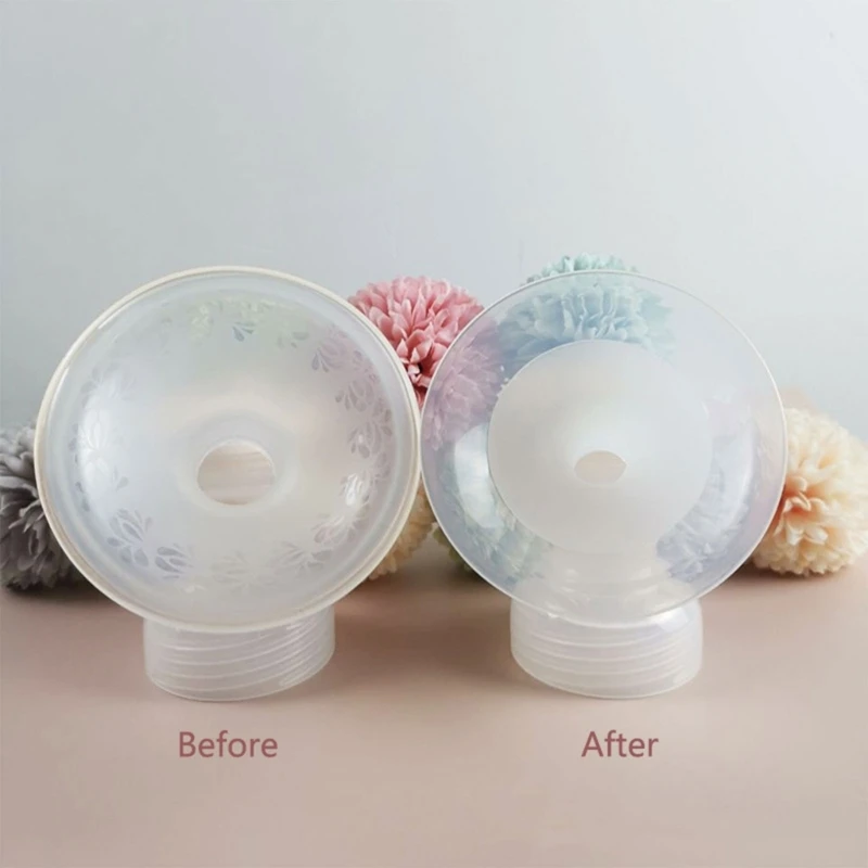 Silicone Inserts Converter 14mm 16mm 18mm 20mm 22mm 24mm Breast Pump Horn Caliber Size for Collection Cup Breast Pump Accessorie 4