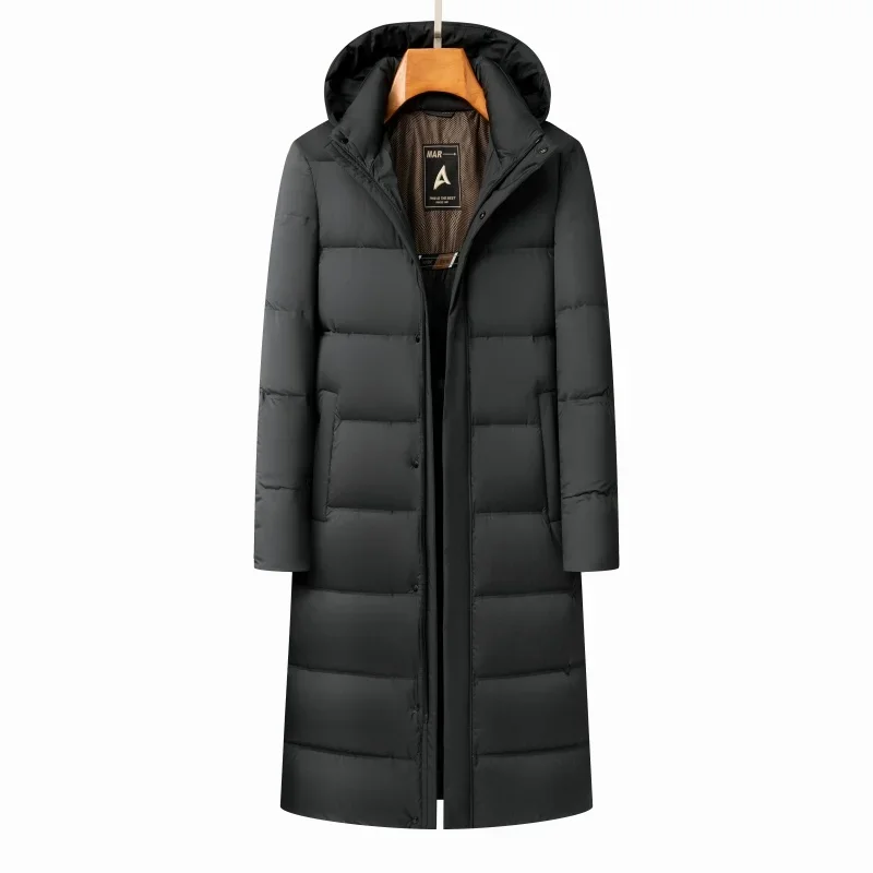 thumbnail image 1 of Ropa de diseñador para hombre, chaqueta de plumón larga de lujo para hombre, capucha extraíble, acolchado de pato para hombre, chaquetas acolchadas ligeras, abrigo de invierno, 1 of 5