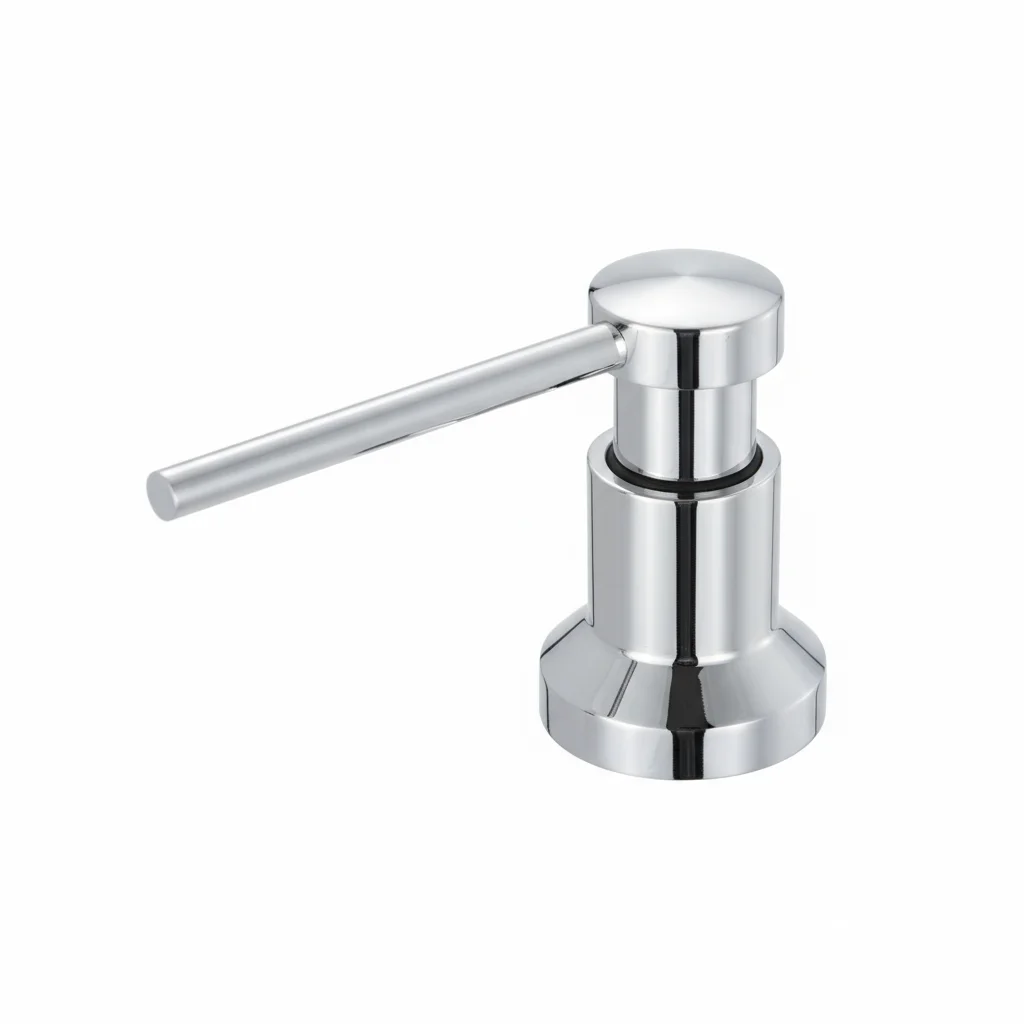 เครื่องจ่ายสบู่สแตนเลส 304 ในตัวสำหรับอ่างล้างจาน 500 มล. – เติมจากด้านบน, ท่อยาว, รับผลิตตามแบบ OEM 1