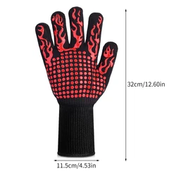Heat - Resistant Non - Slip Barbecue and Oven Mitts (1PC)