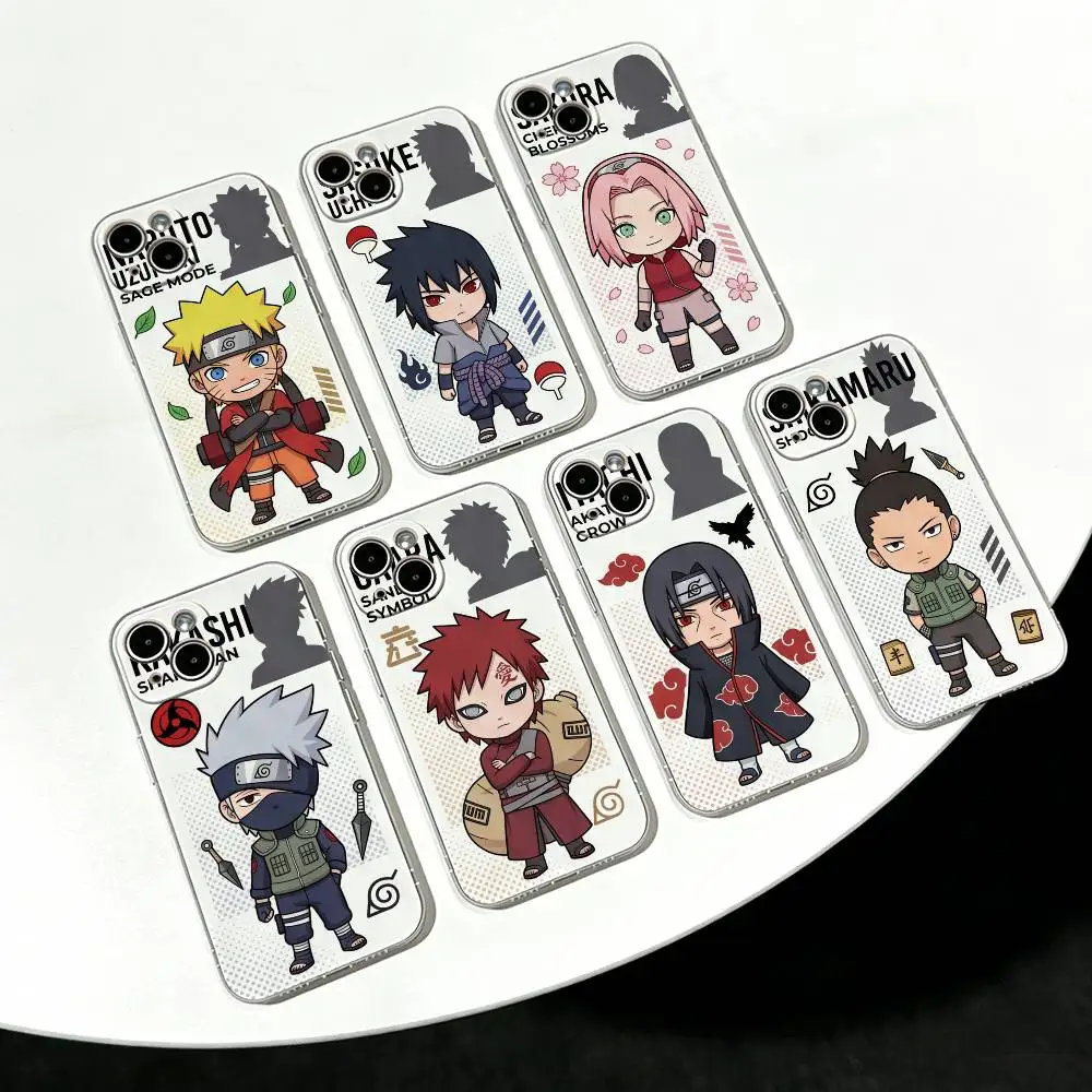 Naruto Anime Ultra Clear TPU Slim Shockproof Phone Case