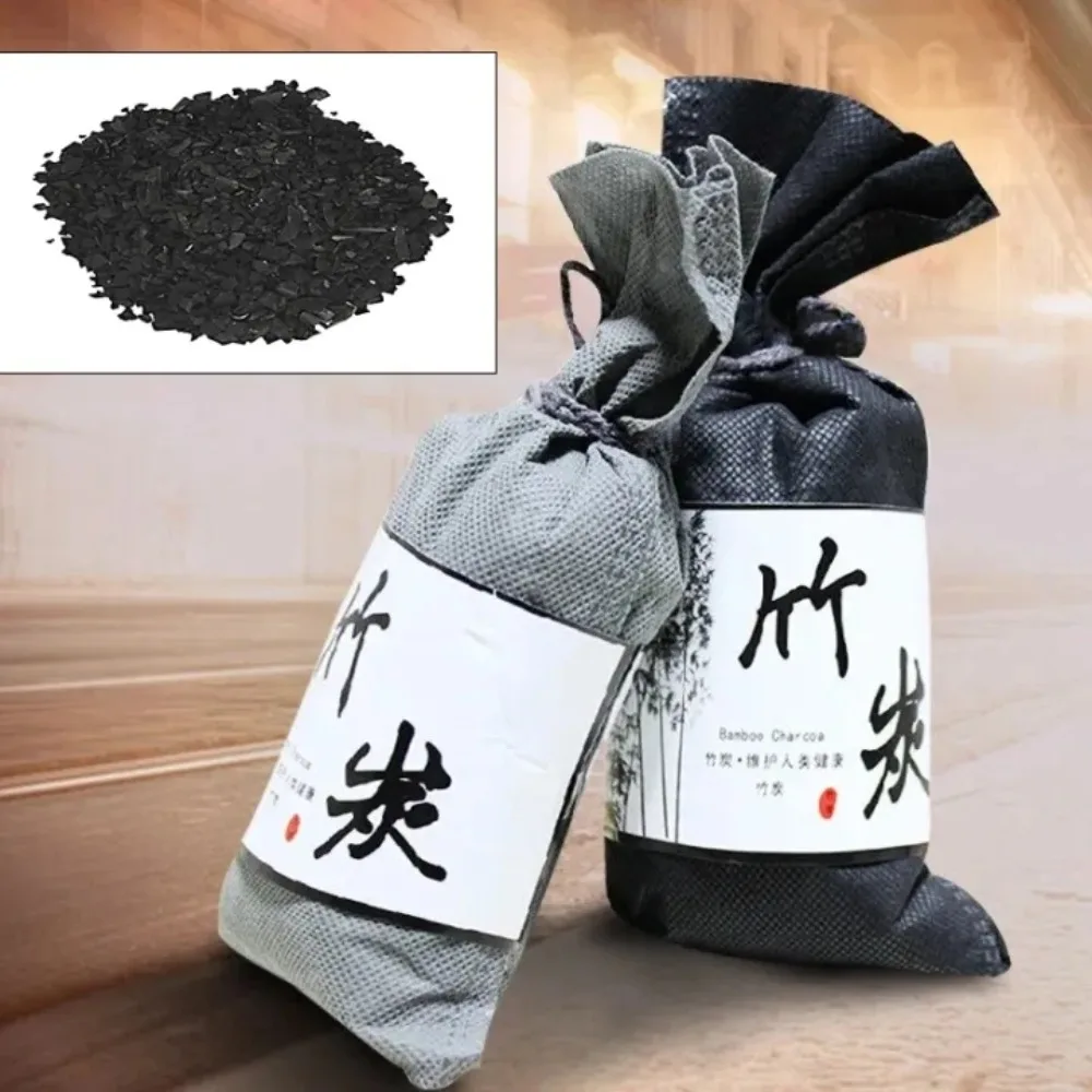 Bamboo Charcoal Air Purifier Activated Charcoal Odor Absorber Bamboo Charcoal Odor Absorber 70g Bamboo Charcoal Air Purifying Bags for Refrigerators Wardrobes Shoe Cabinets Car