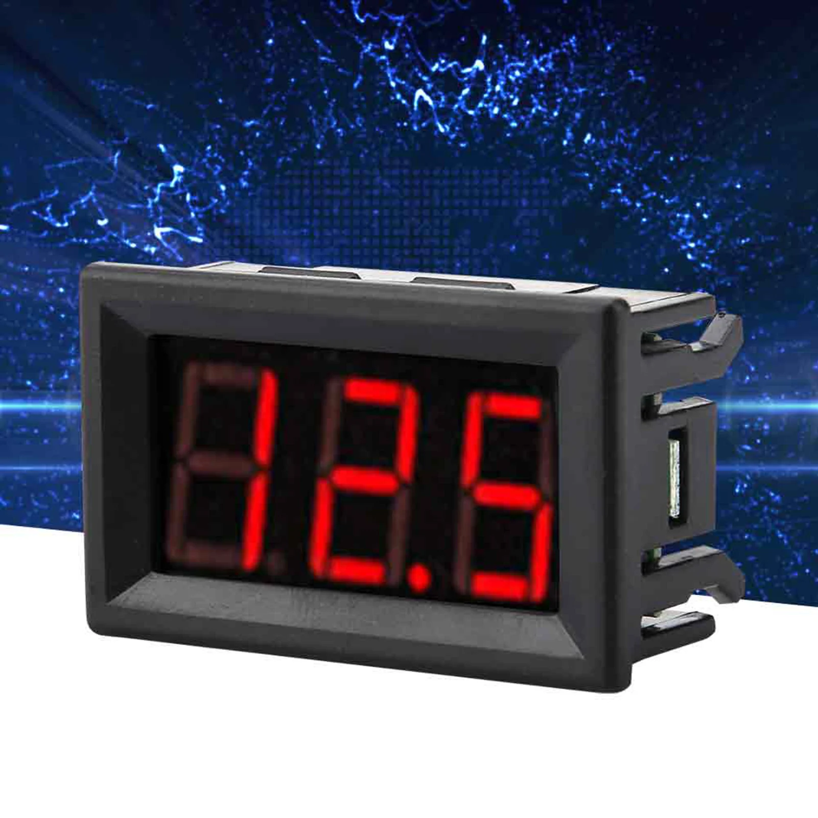 0.56" 3 Wire Digital LED Voltmeter Voltage Meter Panel with Reverse DC0-100V Digital LED Voltmeter