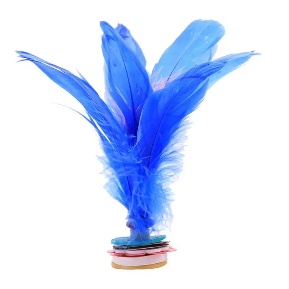 Kick Shuttlecock Stable Base Fluffy Badminton Shuttlecock Jianzi Shuttlecock Primary Secondary School Students Game Shuttlecock Foot Sports Outdoor Toy Chinese Jianzi