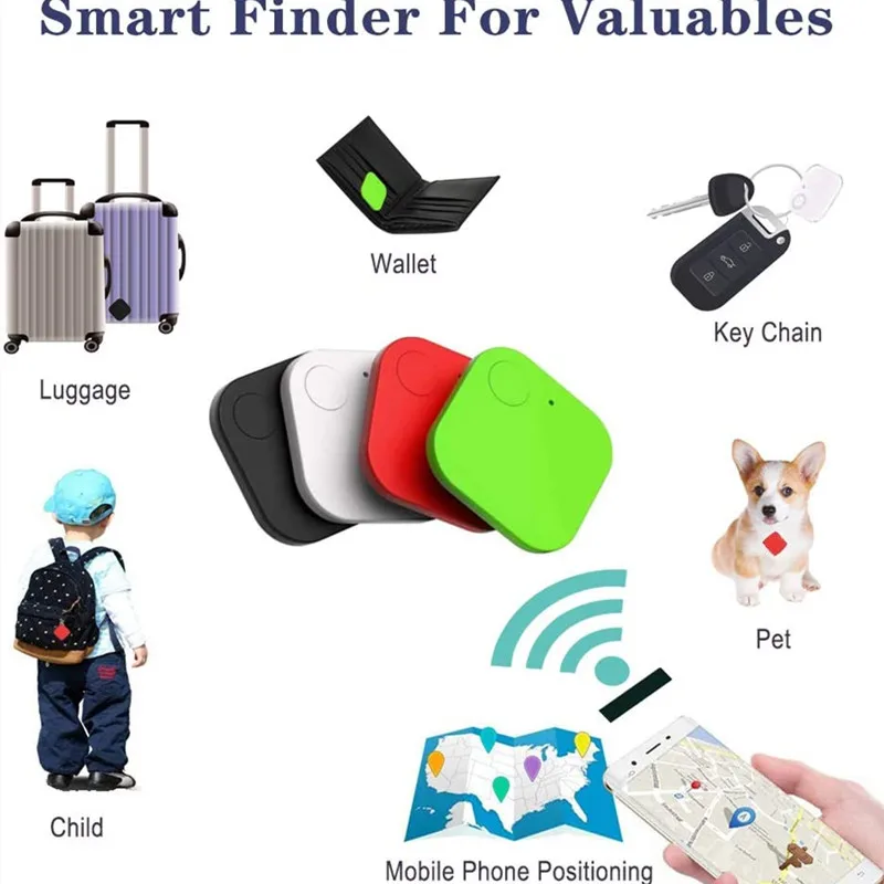 Mini Anti Lost Alarm Wallet KeyFinder Smart Tag Bluetooth-compatible Tracer GPS Locator Keychain Pet ITag Tracker for gps tracker bluetooth tracker gps locator bluetooth gps tracker anti lost alarm key finder anti lost tracker wallet tracker bluetooth finder