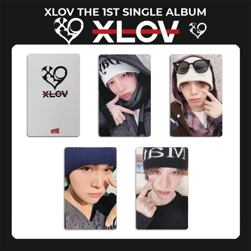 4Pcs/Set KPOP XLOV Photocards I'MMA BE Album HD Two-Sided