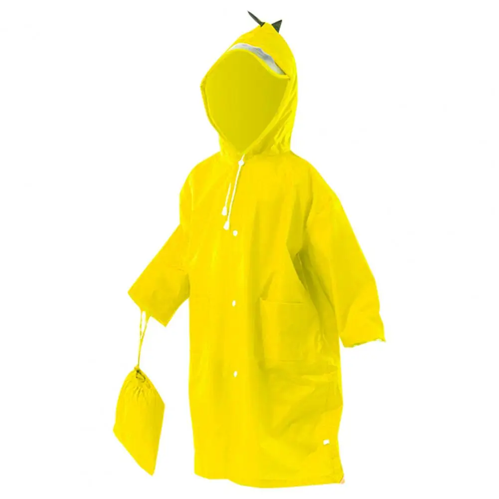 Kids Raincoat Waterproof Dinosaur Rain Jacket Boys Girls Rain Poncho Windbreaker Coat Hooded Coat capa de chuva infantil