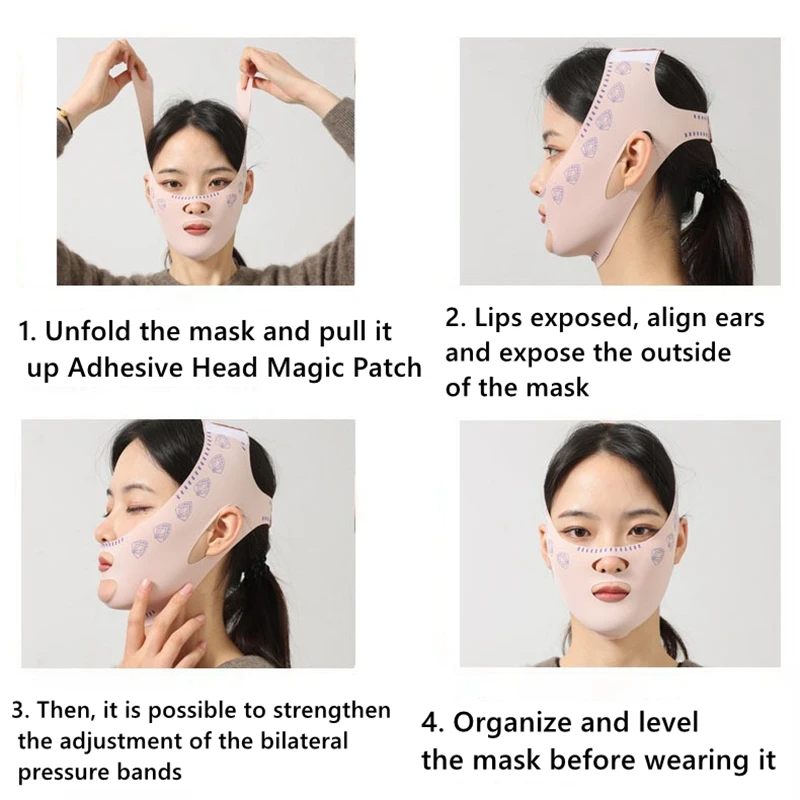 Women's Face Firming Skin Slimming Mask Full Package Pulling Mask