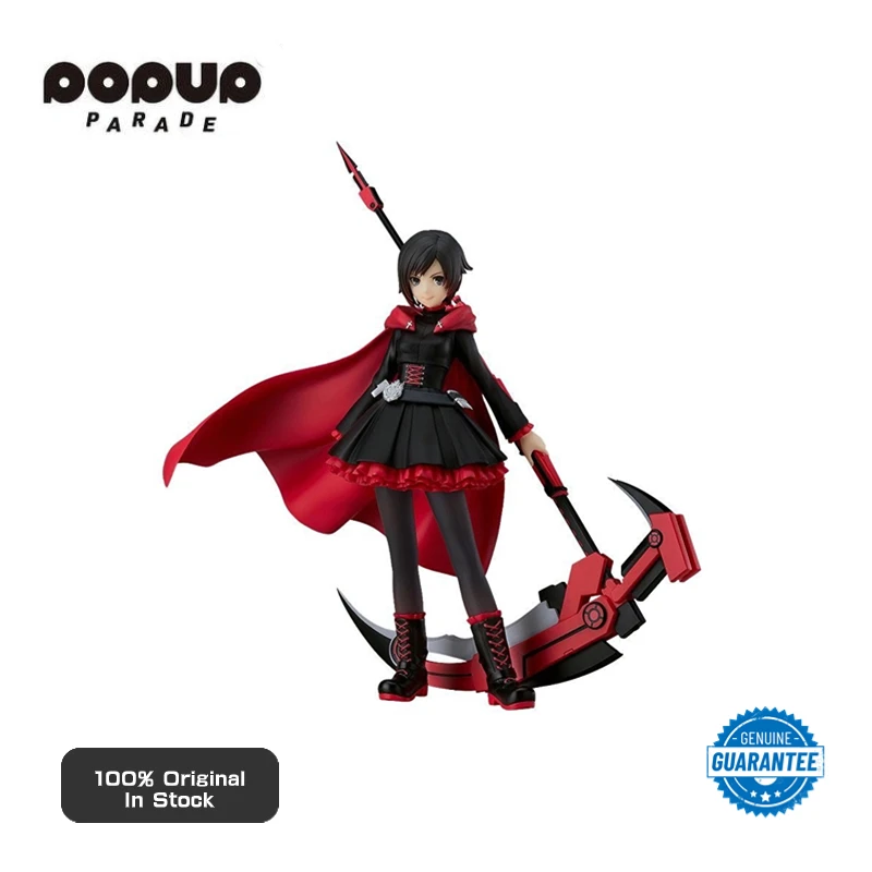 

In Stock Genuine POP UP PARADE Rwby Ruby Rose 17cm Action Figure Collectible Toys Model Gift Doll Ornament Decor