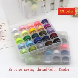 Vibrant Color Handmade Embroidery Sewing Thread Set - Polyester Yarn for Home and Hand Stitching (25 color)