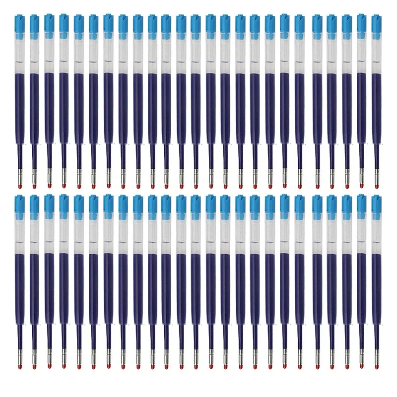 5/50 PCS 파커 펜용 볼펜 리필 중형 젤 펜 L:10cm 검정 잉크 막대 리필 사무실 학교 용품 문구류