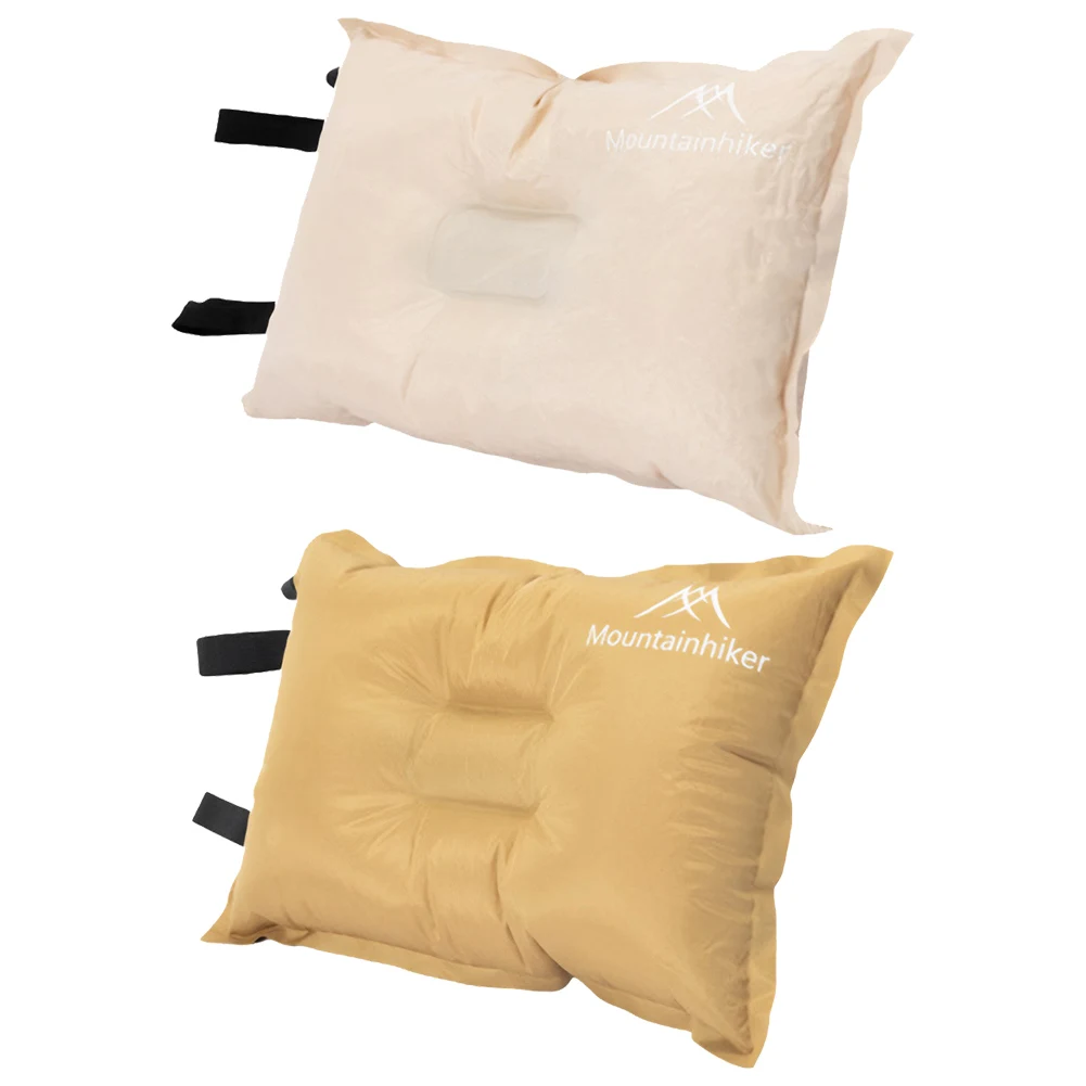 Automatic Inflatable Pillow Comfortable Outdoor Travel Sleeping Pillow Portable Ultralight for Neck & Lumbar Support