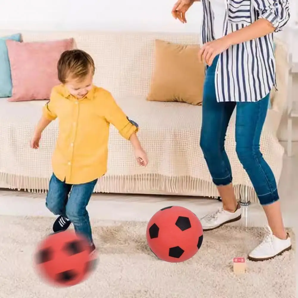 

Тихий игровой мяч, тихий футбол, мягкая эластичная Футбольная экипировка для детей, долговечная Тихая Футбольная экипировка для молодежи