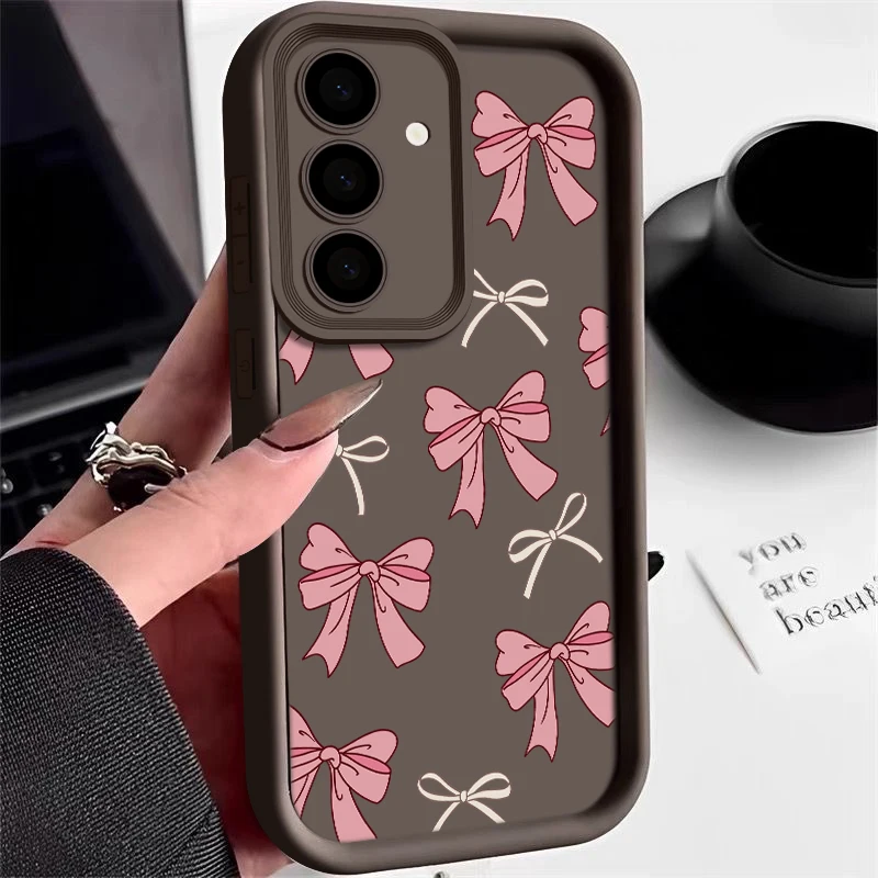 Elegant Bow Tie Silicone Case – Stylish Protective Cover