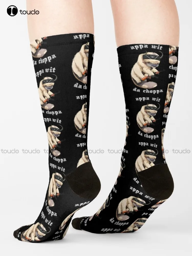 

Appa With A Choppa Socks Socks Youth Unisex Adult Teen Youth Socks 360° Digital Print Harajuku Streetwear Gd Hip Hop Gift Retro