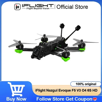 IFlight Nazgul Evoque F5D V3 6S HD FPV Drone BNF O4 Unità aerea Pro DC/X Doppia geometria Commutazione flessibile 5 pollici Freestyle FPV Drone