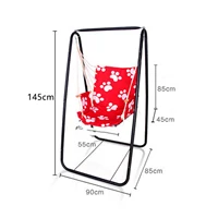 Hammock Stand Heavy Duty Metal Hammock Frame Capacity Fits Hammocks Hammock Rack Strong Load Bearing Anti-deformed Hammock Chair 2