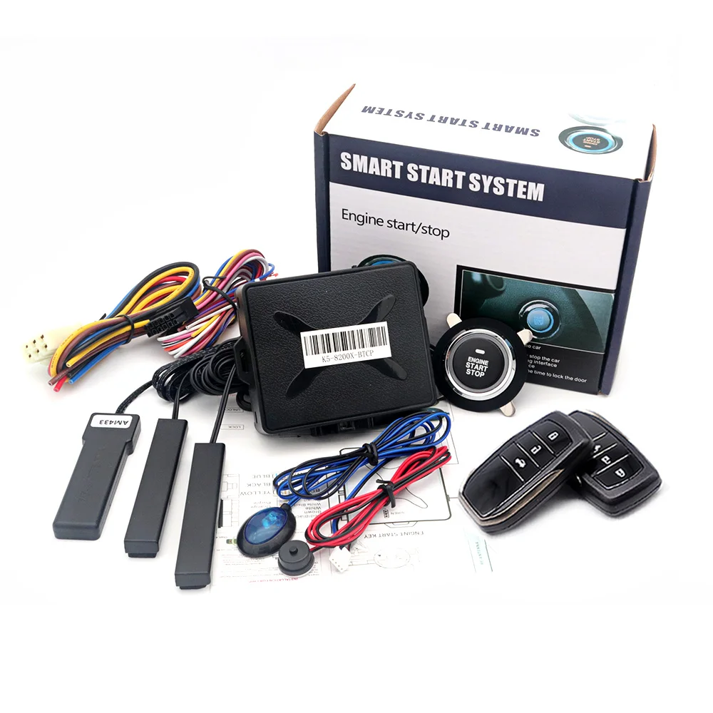 Kit de démarrage et d'arrêt à distance universel pour voiture Kirbin, antivol, avec alarme et démarrage automatique, clé intelligente pour Toyota