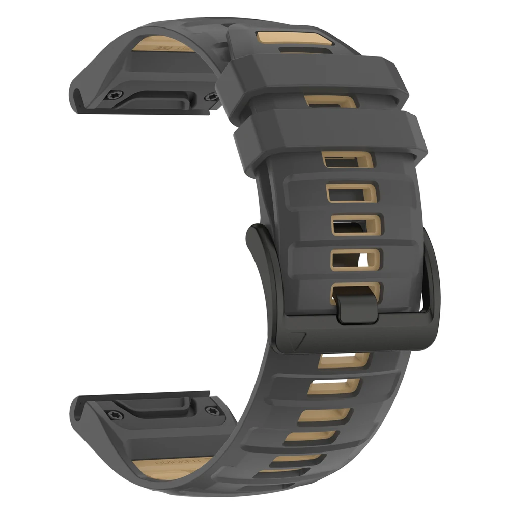 Premium Silicone Strap for Fenix8 Watch - Versatile Fitness Band in Multiple Sizes