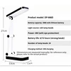LED Table Lamp Foldable Eye Protection Desk Lamp USB Rechargeable Student Reading Light Creative Portable Night Bedroom Lamps 5