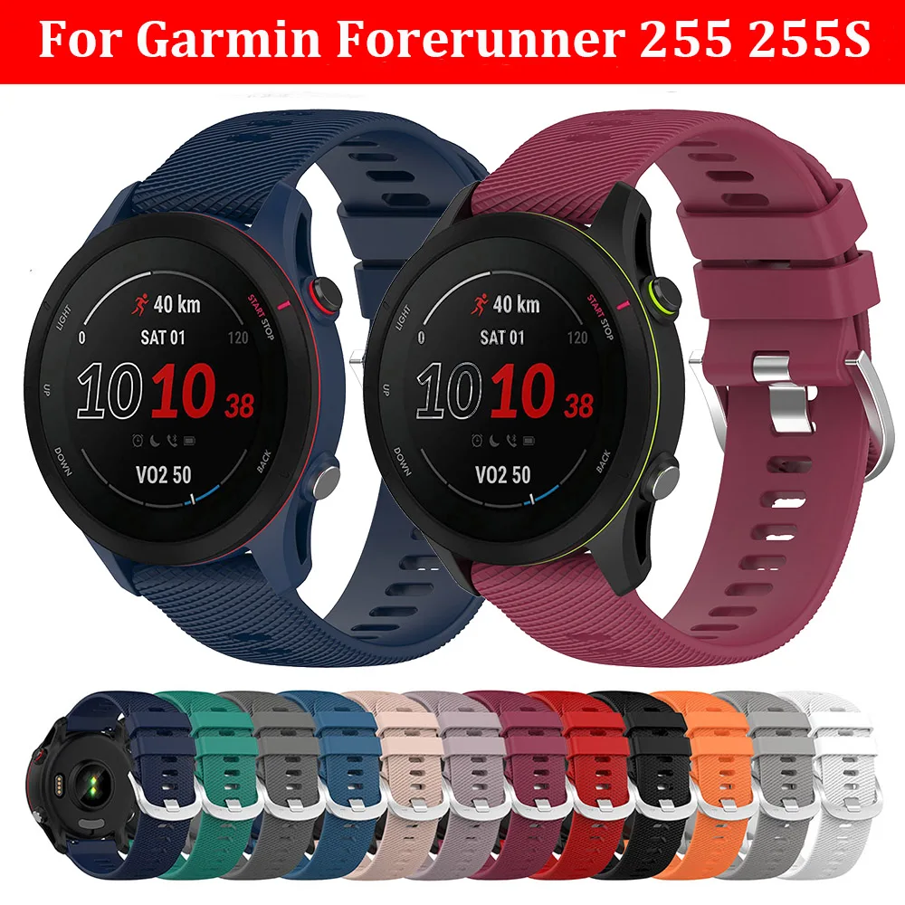 Per Garmin Forerunner 255 255S Cinturino In Silicone Ufficiale Per Forerunner Garmin 745 Venu 2 2S Smart Watch Band