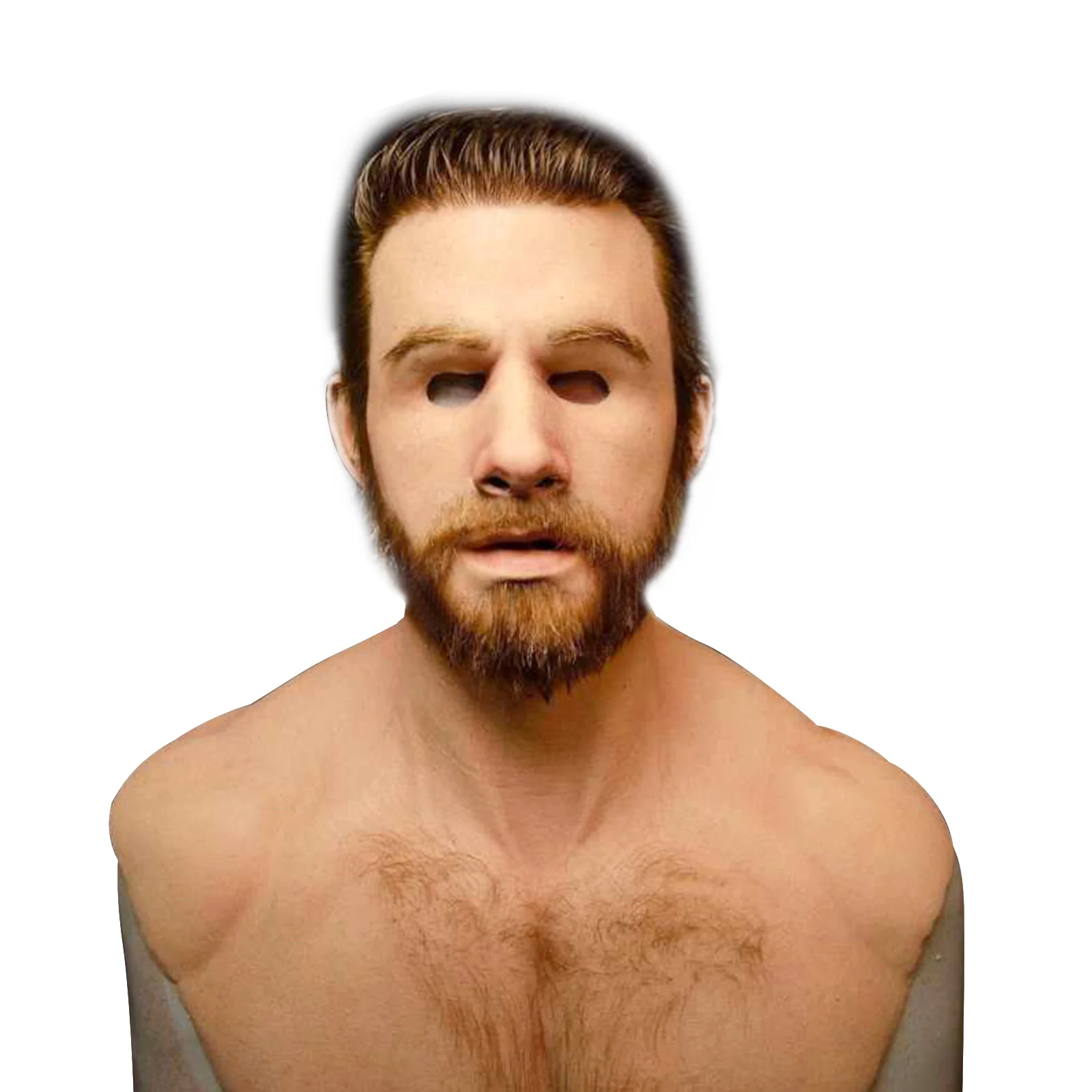 ماسک سیلیکون و موی طیبعی فول بادی 6 S97570bd3e79441348f633f0659483f0f0