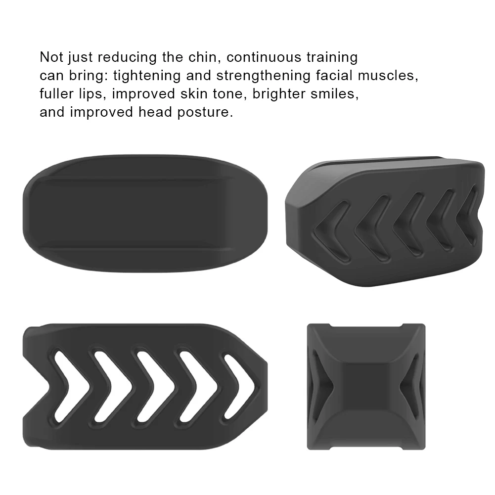 Silicone Jaw Line Exerciser Jawline Chew Ball Fitness Facial Toner Face And Neck Muscle Trainer Chin Cheek Exercise Jawliner jaw exerciser chin line exerciser