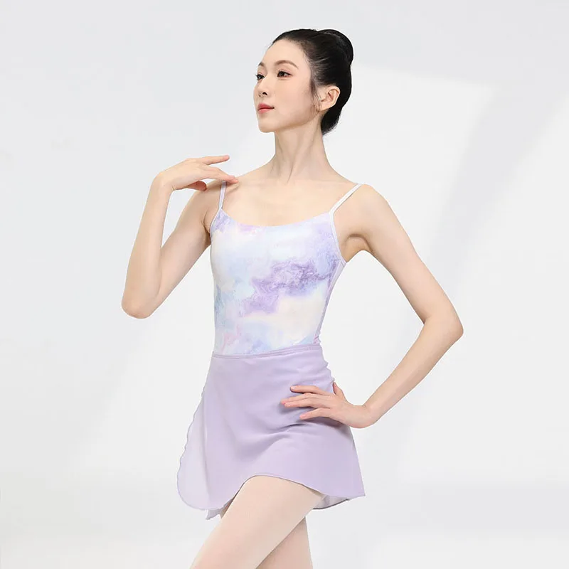 

Ballerina ballet leotard Adult New Elegant Practice Dancewear Sling gymnastics Leotard One-piece Suit Girl's Training Bodysuit