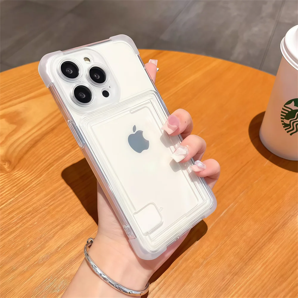 ตัวเลือกสินค้า เคสซิลิโคนใส TPU ป้องกันรอย สำหรับ iPhone 17/16/15/14/13/12/11 Pro Max Plus