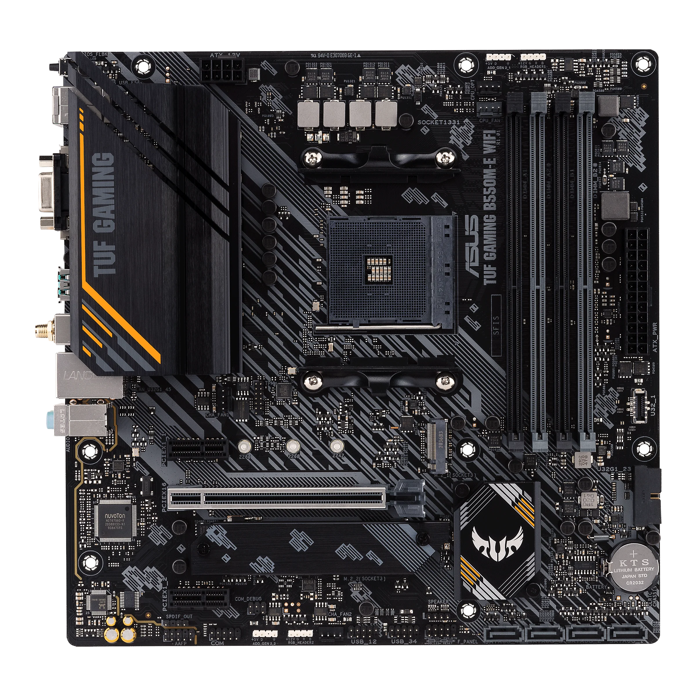 ASUS TUF GAMING B550ME WIFI MicroATX B550M AMD B550 DDR4 4866(OC) MHz