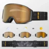Kapvoe-Photochromic Ski Goggles Professional Winter Color Men Snowmobile Anti-Fog Snowboard goggles Women Ski Equipment UV400 1