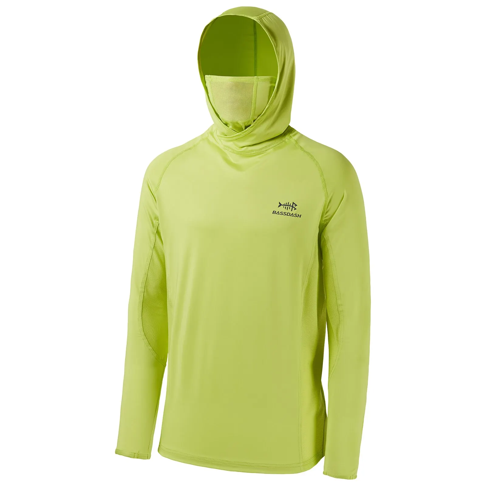 T-shirt Pêche UV Homme Femme – Protection Solaire UPF 50+ Manches Longues Avec Capuche Et Masque
