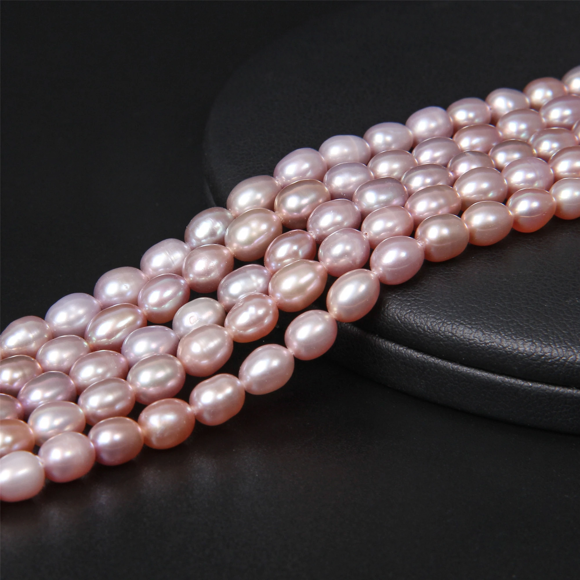 AAA White 100% Natural Pearl Beads Freshwater Rice Shape Pearl Loose Beads For Jewelry Making DIY Bracelet Necklace Accessories