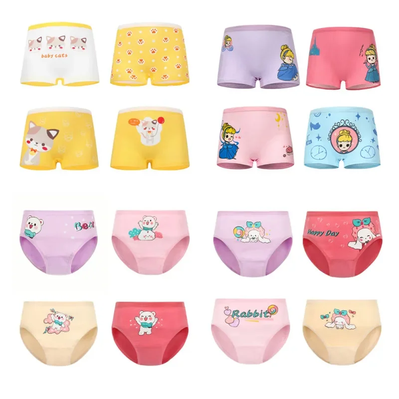 5pcs Cartoon Paw Patrol Chase Children's Underwear Cotton Boxer Boys Girls  Boxer Briefs Baby Shorts Boys and Girls Anime Pants