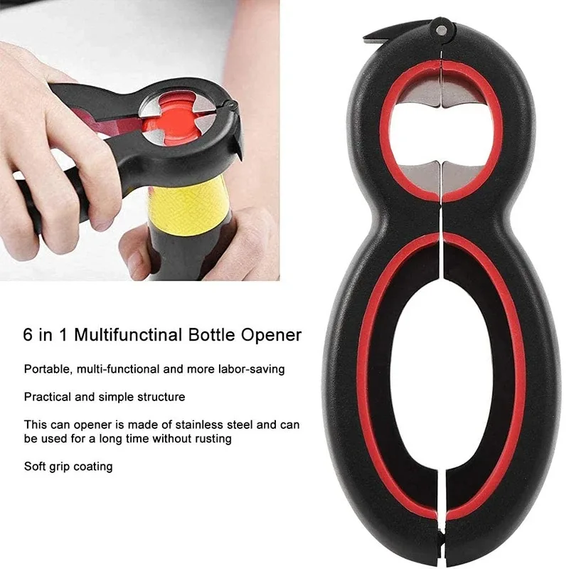 Ultimate 6-in-1 Kitchen Opener Tool