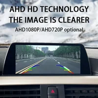 Caméra de recul pour voiture 1080P Full HD CVBS AHD, caméra arrière de recul 170 °   Caméra de recul pour voiture, Vision nocturne grand angle, objectif Fisheye 4