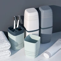 Portable Wash Cup Toothbrush Mouthwash Household Set Tooth Cylinder Toothpaste Storage Box 1