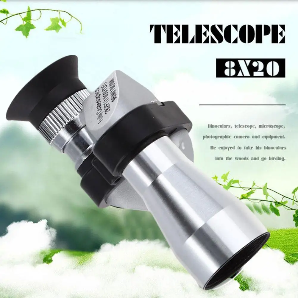 Mini Pocket Monocular Telescope Outdoor Camping Portable Telescope For Hunting Mountaineering Hike Birdwatching V0B8