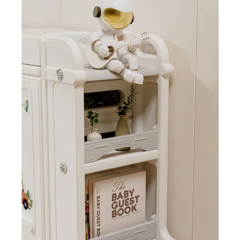 Kids Toy Organizers and Storage Bins, Multi-Layer Storage Cabinet Organizer, Multipurpose Bookshelf and Toy Box Floor Standing