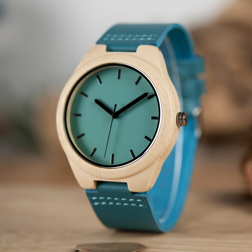 BOBO BIRD Men's Watches Lady Quartz Wooden Wristwatch Timepieces Clearance Price Customized Dropshipping 3