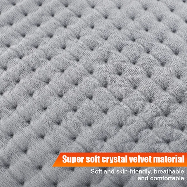 75W Elektromos Fűtőpad Hátfájáshoz 10 Hőszintű Lágy Hőnövény Nedves, Száraz Terápiához - Image 5